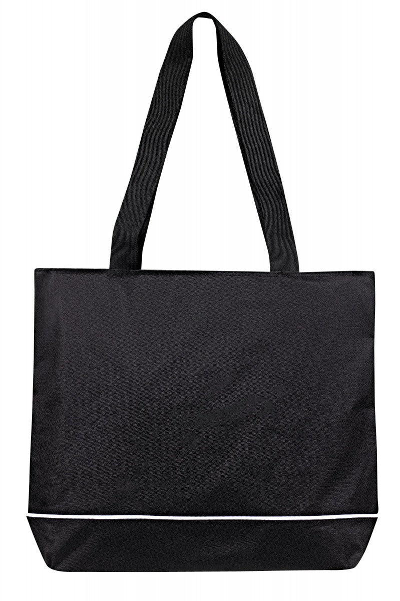 Zipper Shoulder Tote