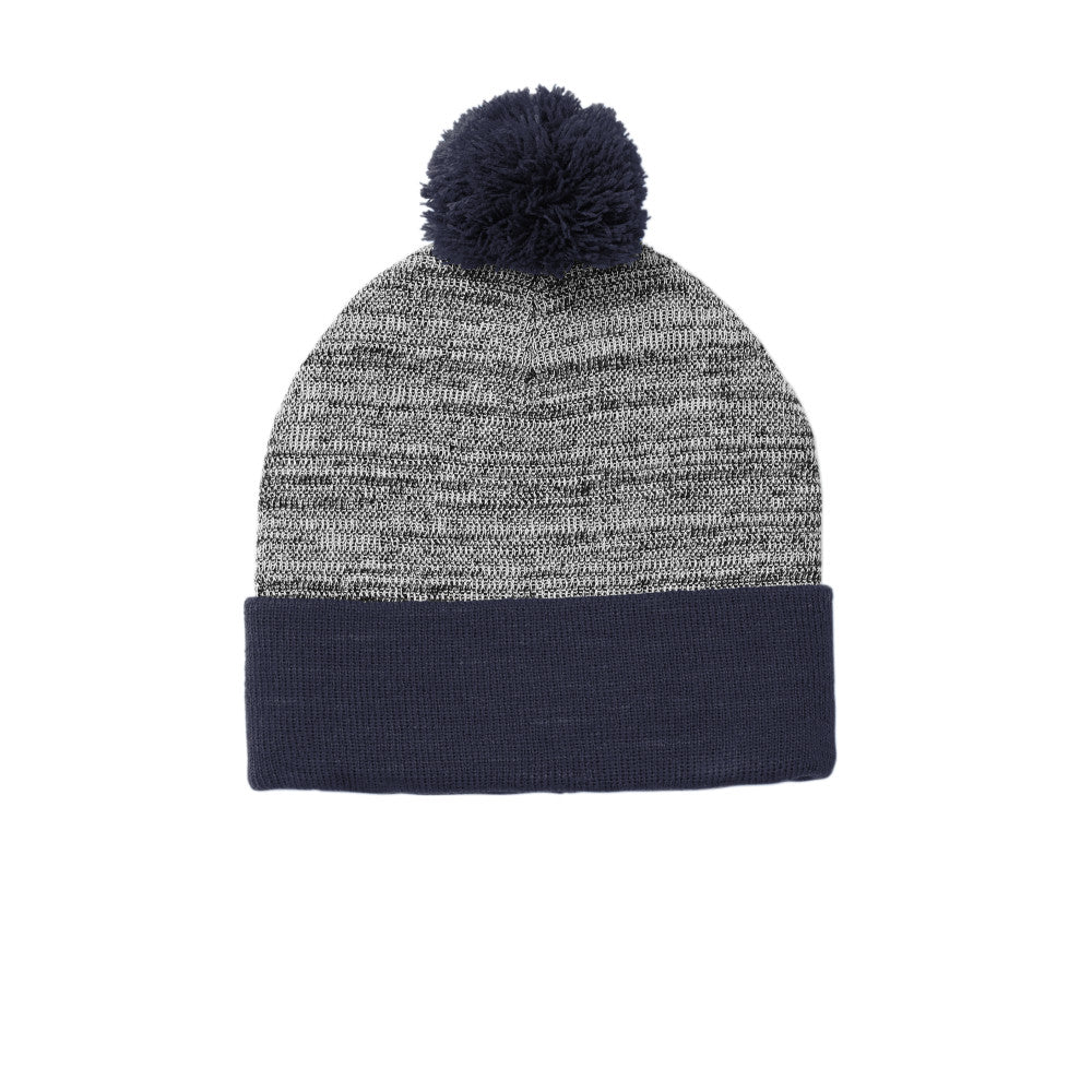 Sport-Tek ® Heather Pom Pom Beanie