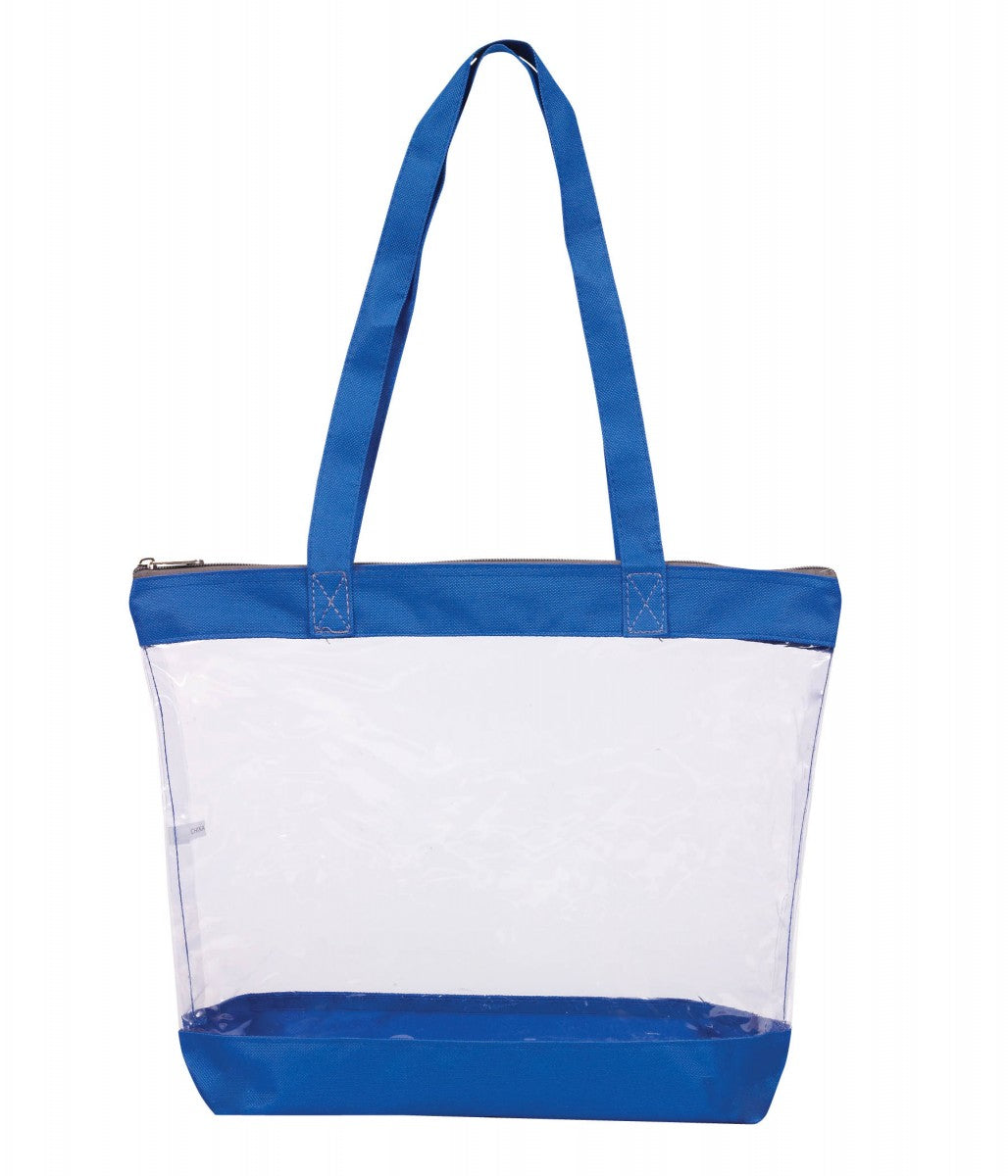 Basic Clear Zipper Tote