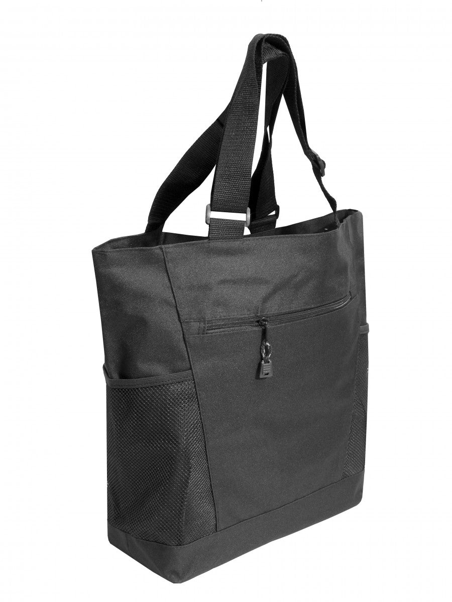 Adjustable Handle Zipper Tote