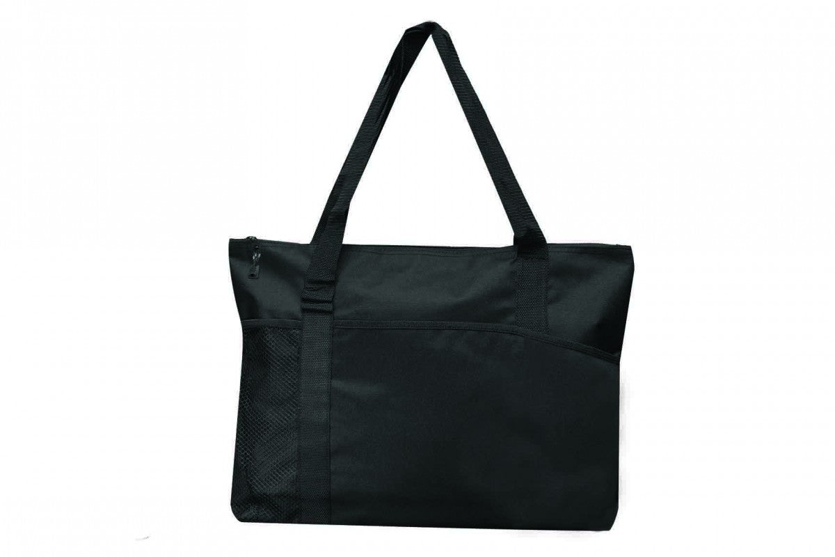 Tote Bag With Mesh and Side Pocket