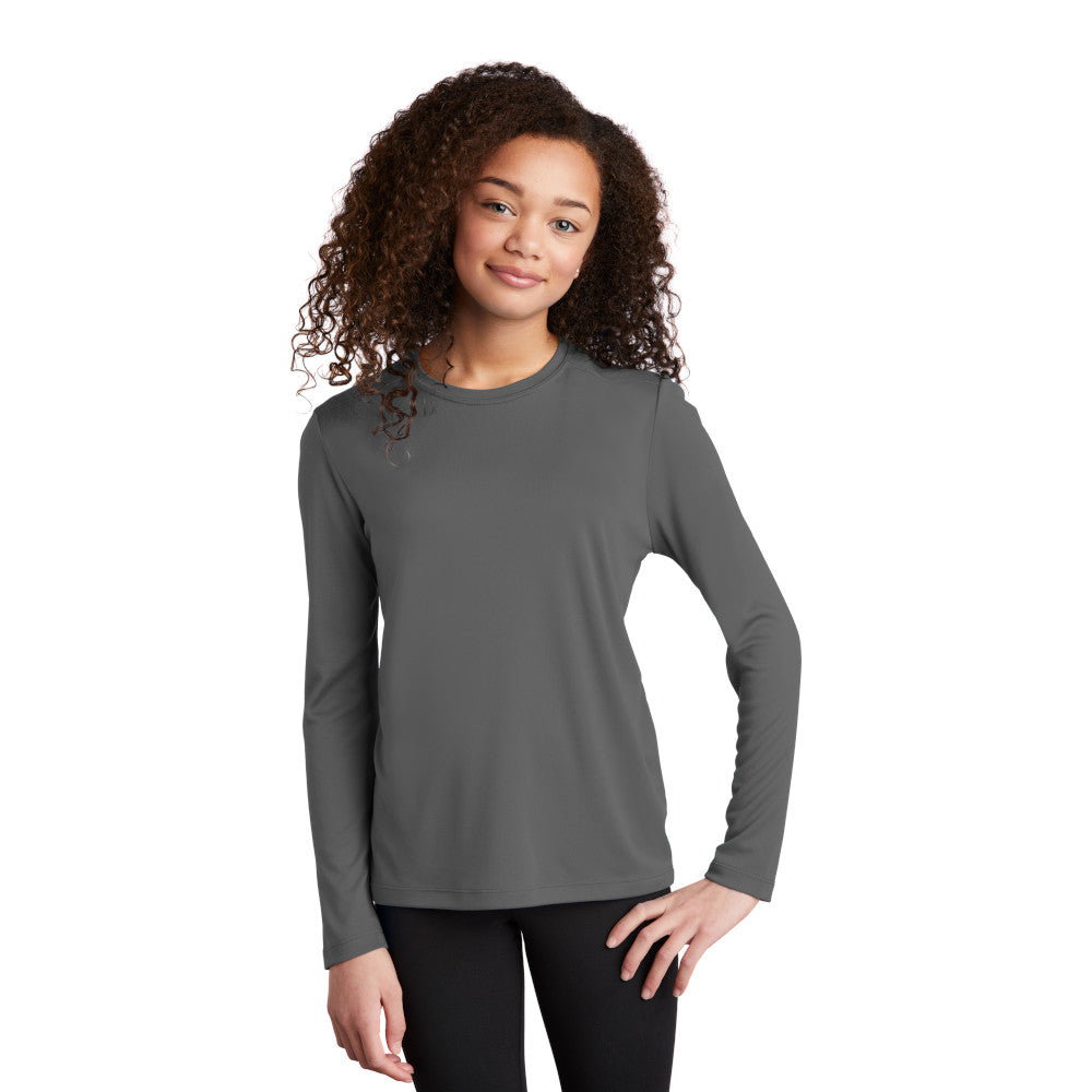 Sport-Tek ® Youth Posi-UV ™ Pro Long Sleeve Tee