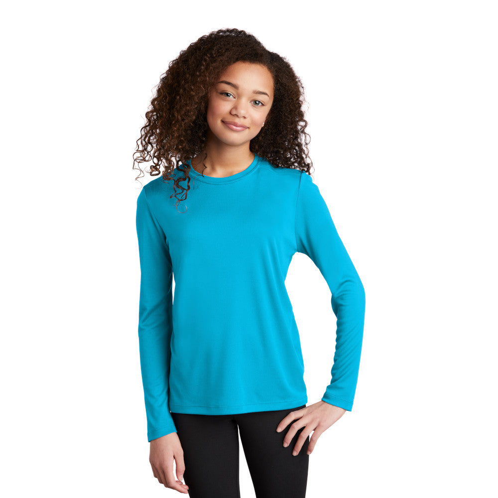 Sport-Tek ® Youth Posi-UV ™ Pro Long Sleeve Tee