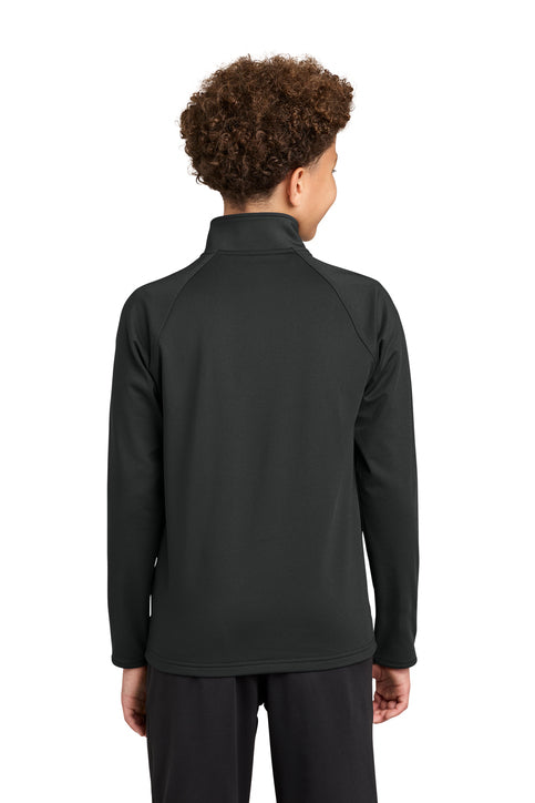 Sport-Tek® Youth Sport-Wick® Stretch 1/4-Zip Pullover