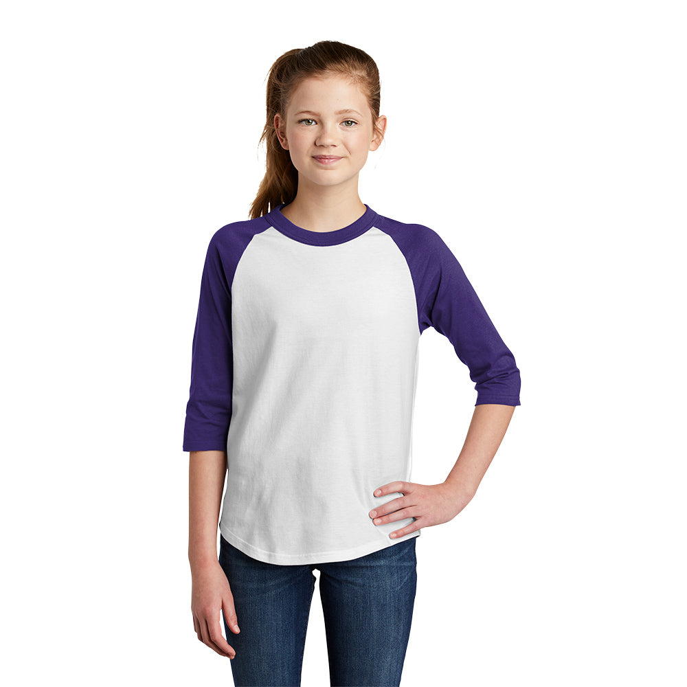Sport-Tek® Youth Colorblock Raglan Jersey