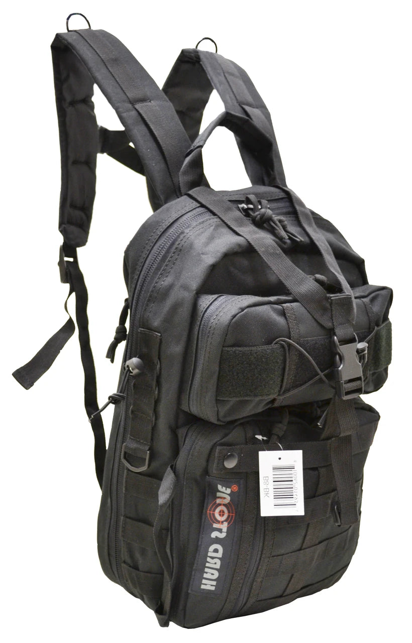 Black Tactical Hydration Pack Ready Backpack