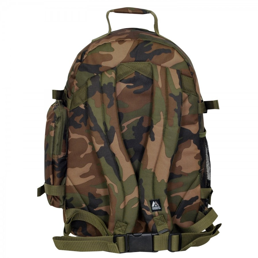 Oversize Woodland Camo Backpack