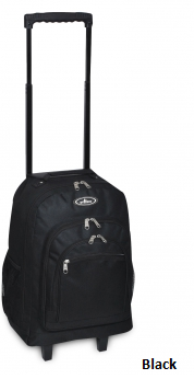 Wheeled Backpack With Pattern
