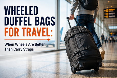 Wheeled Duffel Bags for Travel: When Wheels Are Better Than Carry Straps