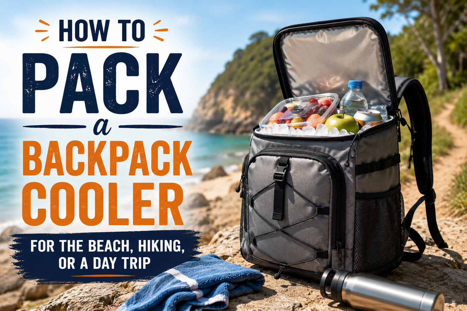 How to Pack a Backpack Cooler for the Beach, Hiking, or a Day Trip