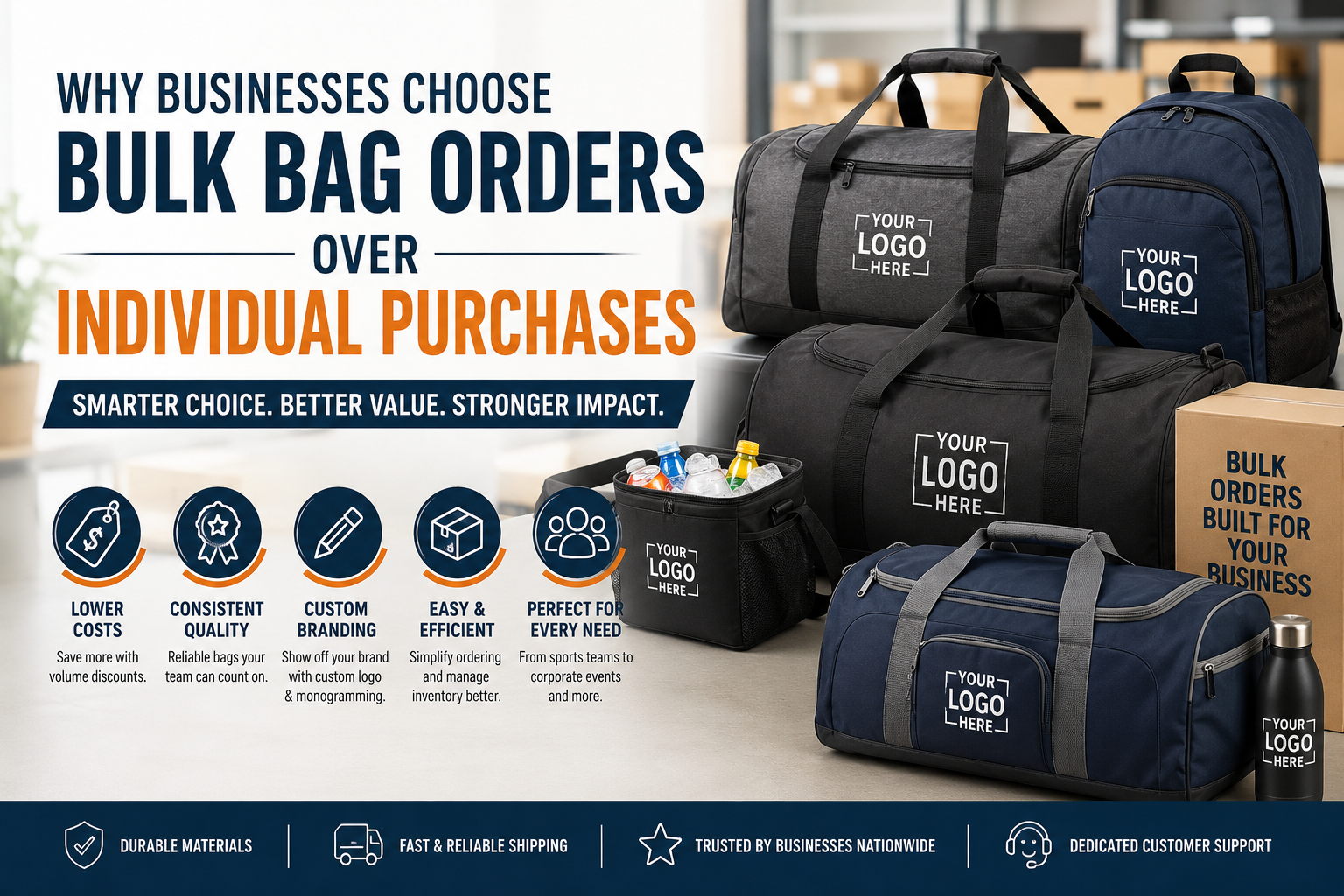 Why Businesses Choose Bulk Bag Orders Over Individual Purchases
