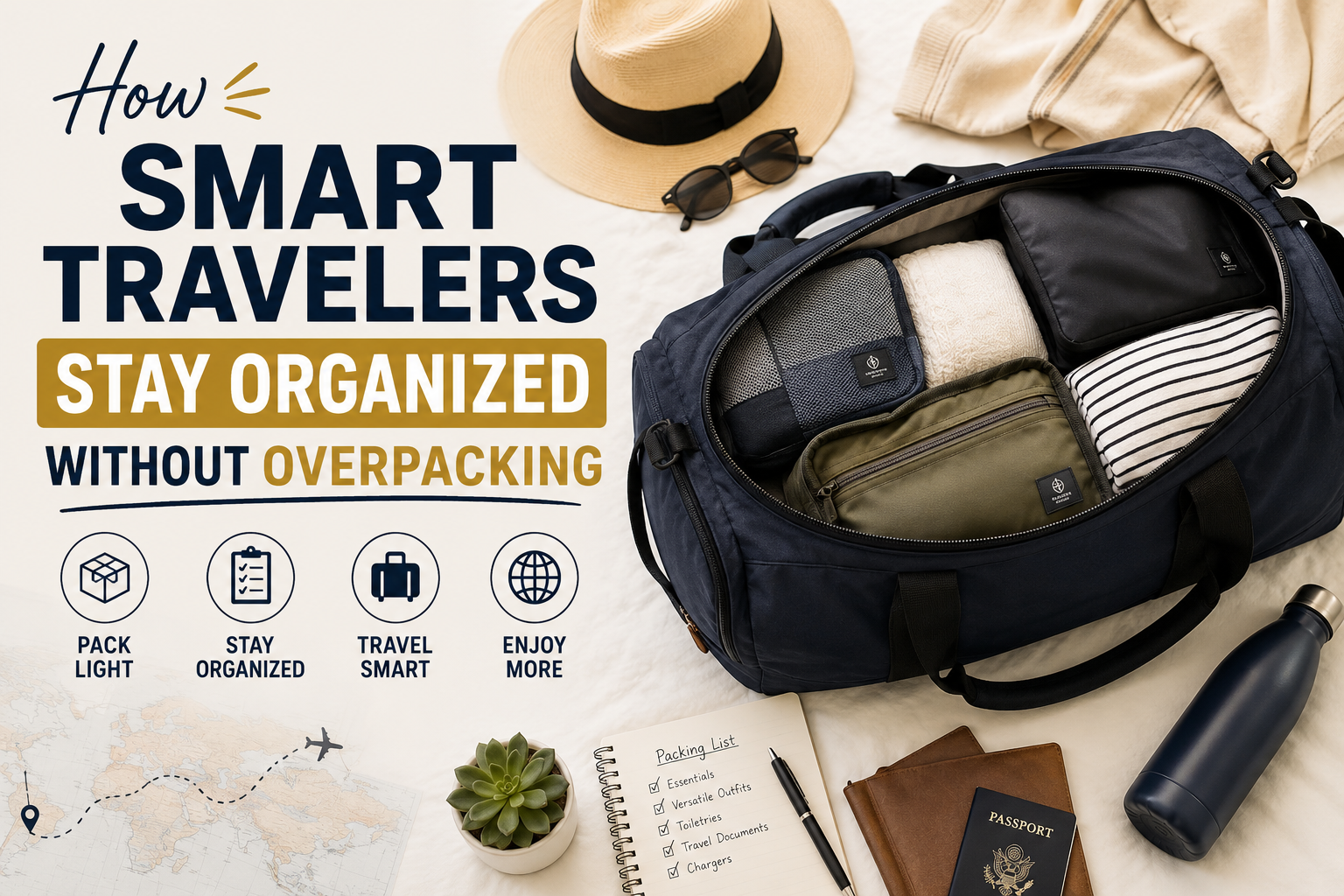 How Smart Travelers Stay Organized Without Overpacking