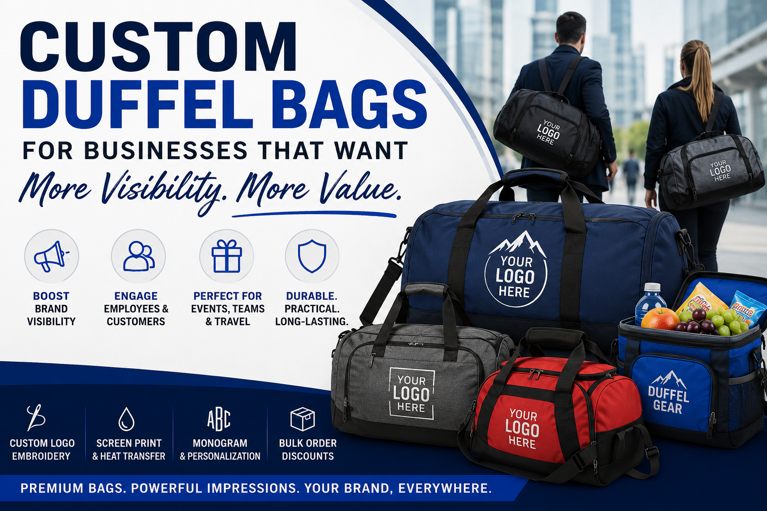 How Companies Can Use Custom Duffel Bags to Strengthen Their Brand