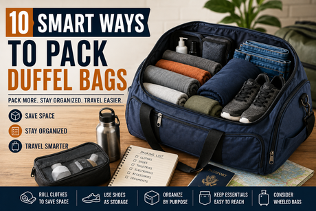How to Pack a Duffel Bag Efficiently: 10 Space-Saving Tips