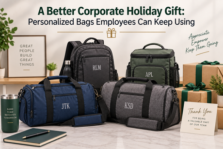 A Better Corporate Holiday Gift: Personalized Bags Employees Can Keep Using