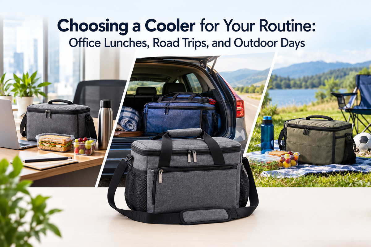 Choosing a Cooler for Your Routine: Office Lunches, Road Trips, and Outdoor Days