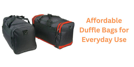 What purchasing behaviors are driving demand for affordable duffle bags in competitive retail markets