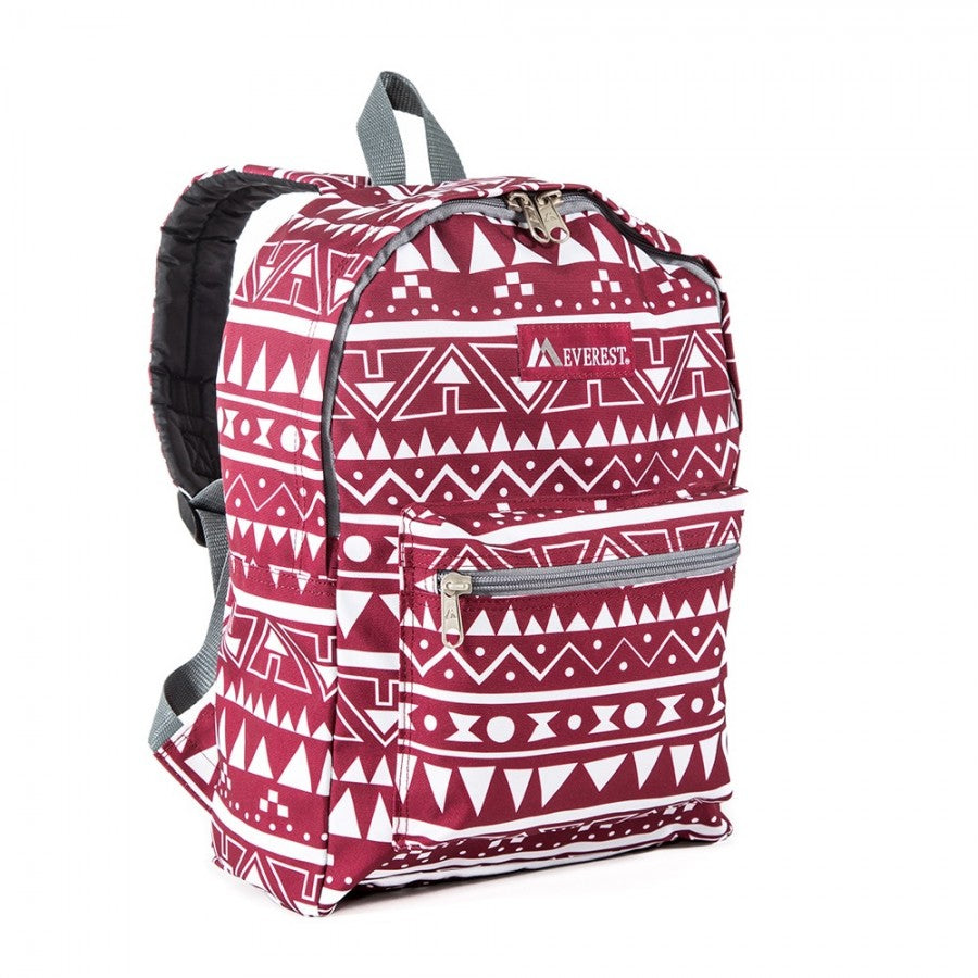 Basic Pattern Backpack