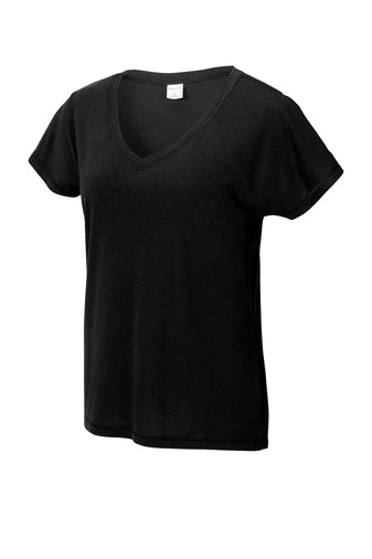 Sport-Tek ® Ladies PosiCharge ® Tri-Blend Wicking Dolman Tee