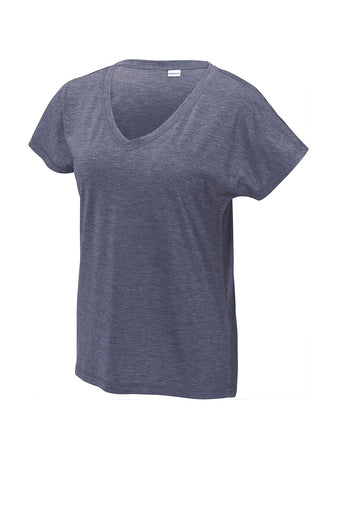 Sport-Tek ® Ladies PosiCharge ® Tri-Blend Wicking Dolman Tee