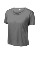 Sport-Tek ® Ladies PosiCharge® Draft Crop Tee