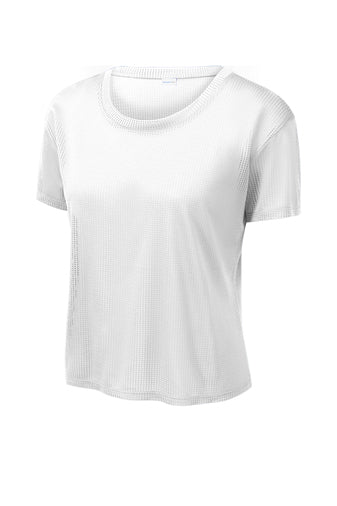 Sport-Tek ® Ladies PosiCharge® Draft Crop Tee