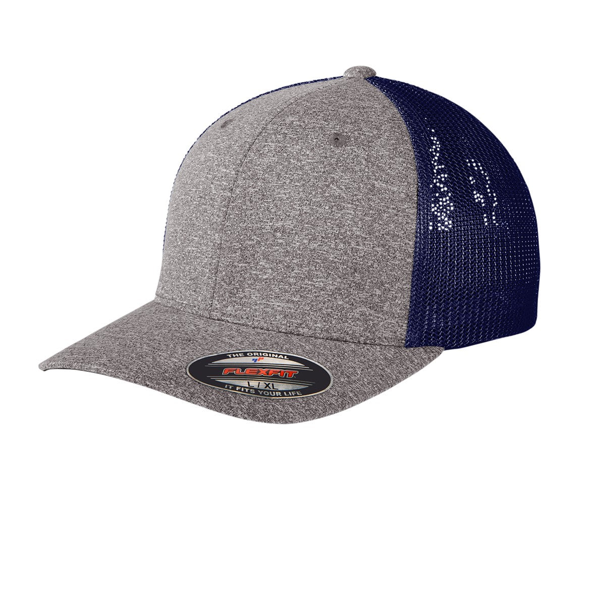 Port Authority ® Flexfit ® Melange Mesh Back Trucker Cap