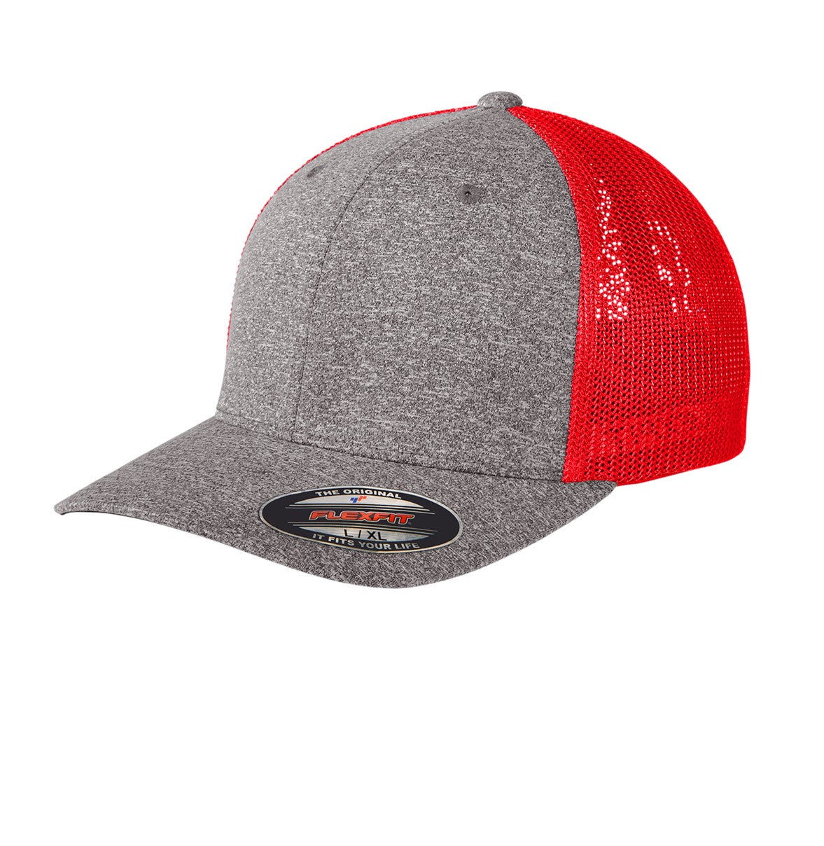Port Authority ® Flexfit ® Melange Mesh Back Trucker Cap