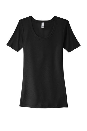District® Women’s V.I.T.™ Rib Scoop Neck Tee