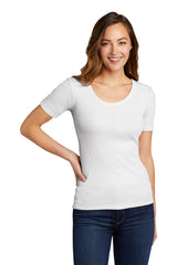 District® Women’s V.I.T.™ Rib Scoop Neck Tee