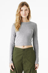 BELLA+CANVAS® Women’s Micro Rib Long Sleeve Baby Tee