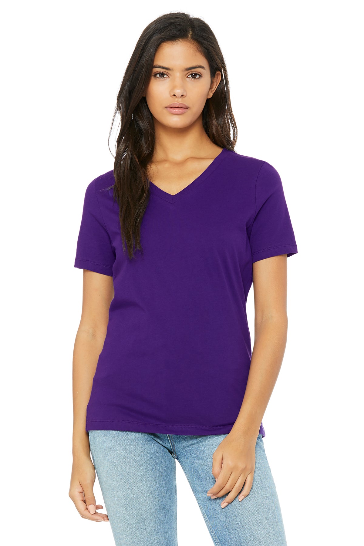 BELLA+CANVAS ® Women’s Relaxed Jersey Short Sleeve V-Neck Tee