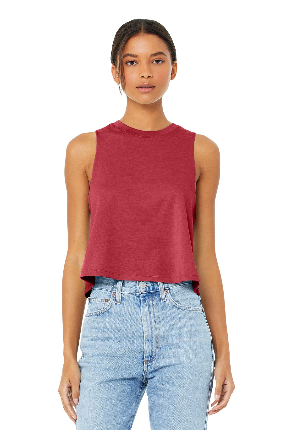 BELLA+CANVAS ® Women’s Racerback Cropped Tank