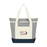 Newport Cotton Zippered Tote
