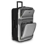 New Yorker 4-Piece Softside Expandable Rolling Luggage Set