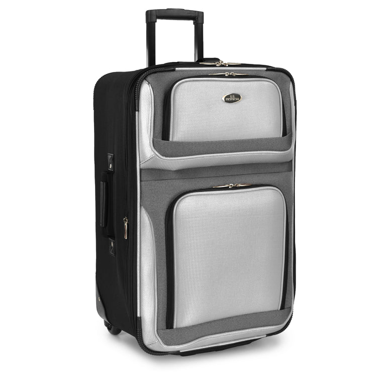 New Yorker 4-Piece Softside Expandable Rolling Luggage Set