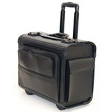 Leather rolling computer & catalog case