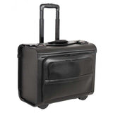 Leather rolling computer & catalog case