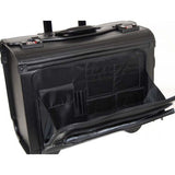 Leather rolling computer & catalog case