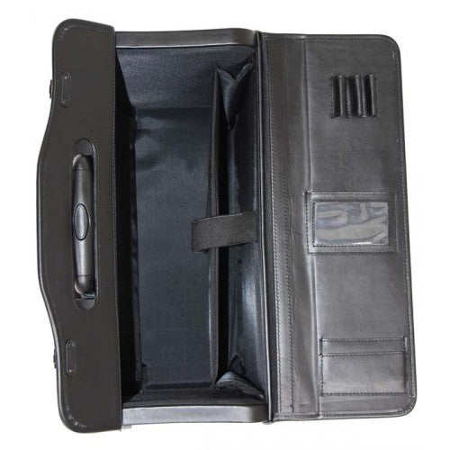 Leather rolling computer & catalog case