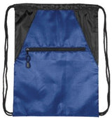 Zippered Drawstring Bag