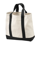 Port Authority® Ideal Twill Two-Tone Shopping Tote