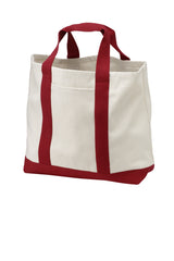 Port Authority® Ideal Twill Two-Tone Shopping Tote