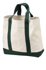 Port Authority® Ideal Twill Two-Tone Shopping Tote