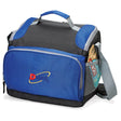 Black and blue cooler bag 10 can capacity