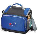 Black and blue cooler bag 10 can capacity