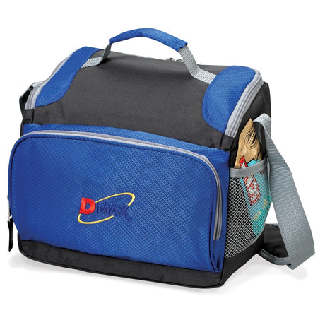 Black and blue cooler bag 10 can capacity