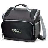 Black and gray cooler bag 10 can capacity