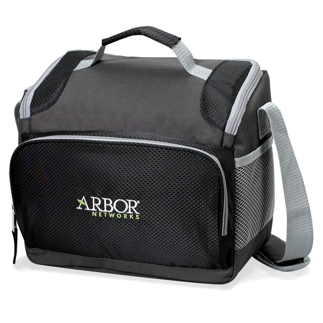 Black and gray cooler bag 10 can capacity