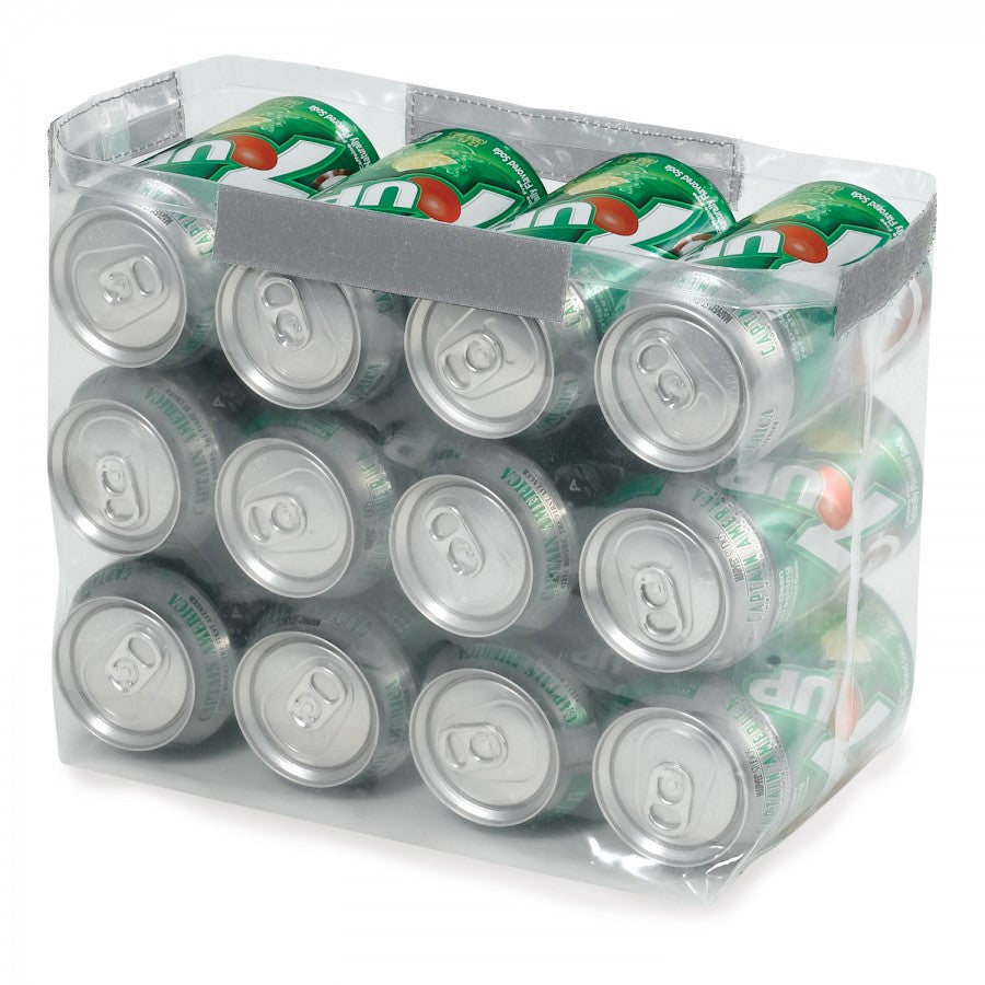12 can capacity compartment in cooler bag